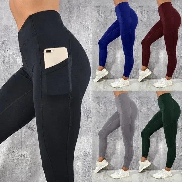 Easy Yoga Leggings-Pocket