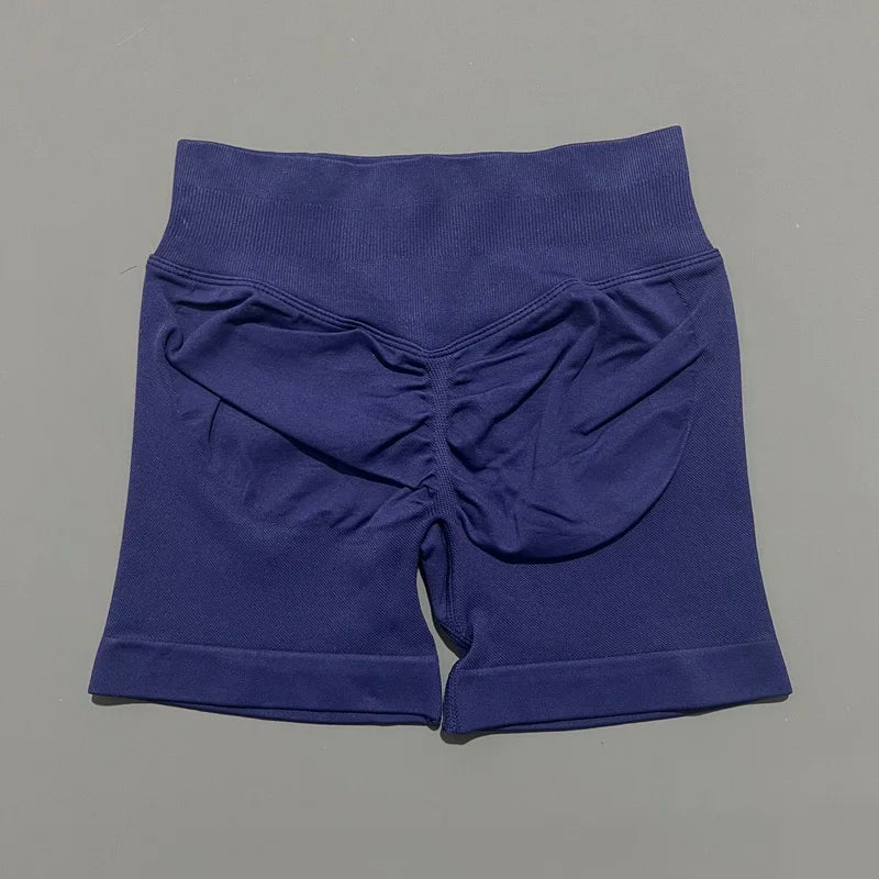 Impact Shorts 4.5" Women Yoga Shorts Seamless Low Waist Scrunch Bum Gym Leggings Workout Stretch Fitness Sports Shorts