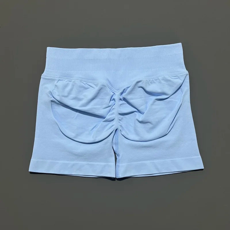 Impact Shorts 4.5" Women Yoga Shorts Seamless Low Waist Scrunch Bum Gym Leggings Workout Stretch Fitness Sports Shorts
