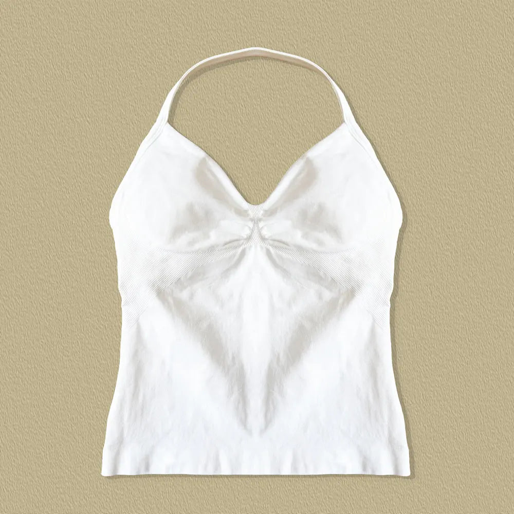 EASYFIT Impact Longline Strappy Top Sports Yoga Vest Women's Fitness Tank Top Gym Beautiful Open Back Bra Running Workout Halter