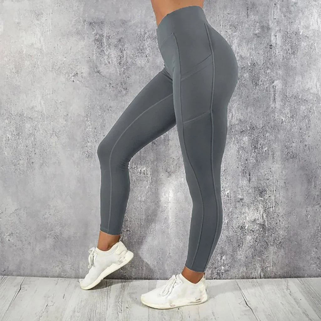 Easy Yoga Leggings-Pocket