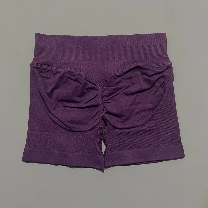 Impact Shorts 4.5" Women Yoga Shorts Seamless Low Waist Scrunch Bum Gym Leggings Workout Stretch Fitness Sports Shorts