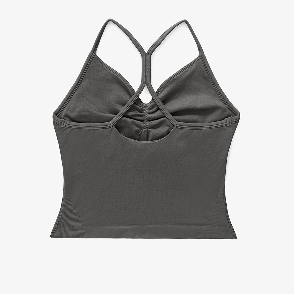 Conjunto sin mangas de cintura alta