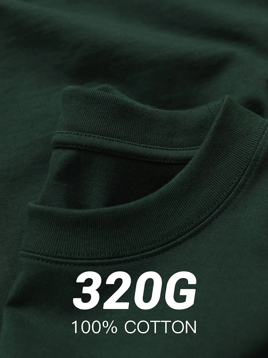 Heavy Cotton Oversized Loose Men T-shirt