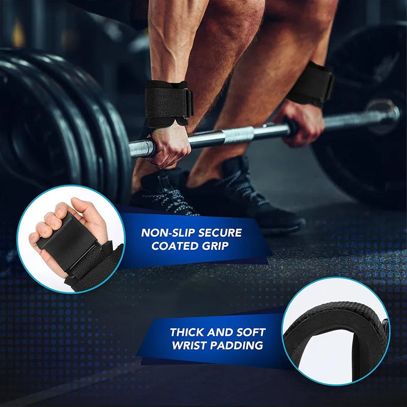 1PairWeight Lifting Hook Wrist Strap