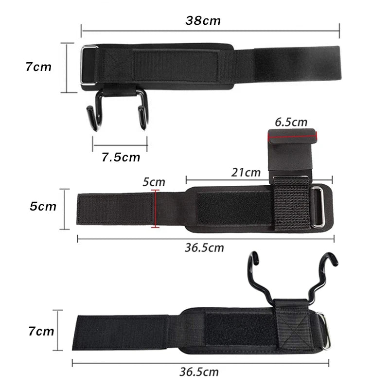 1PairWeight Lifting Hook Wrist Strap