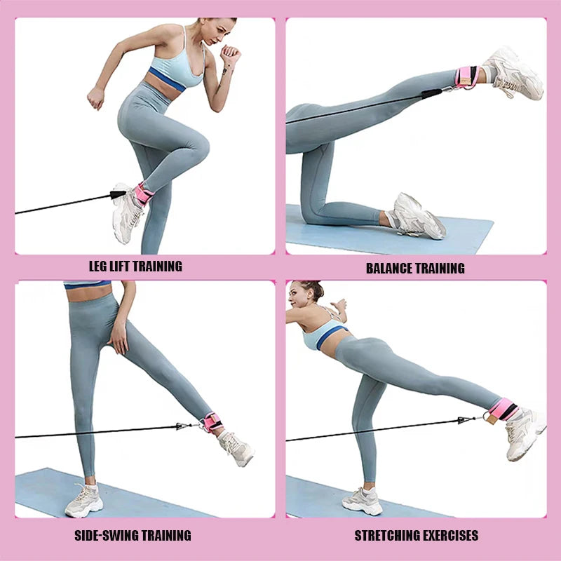 Ankle Straps Resistance Bands Set