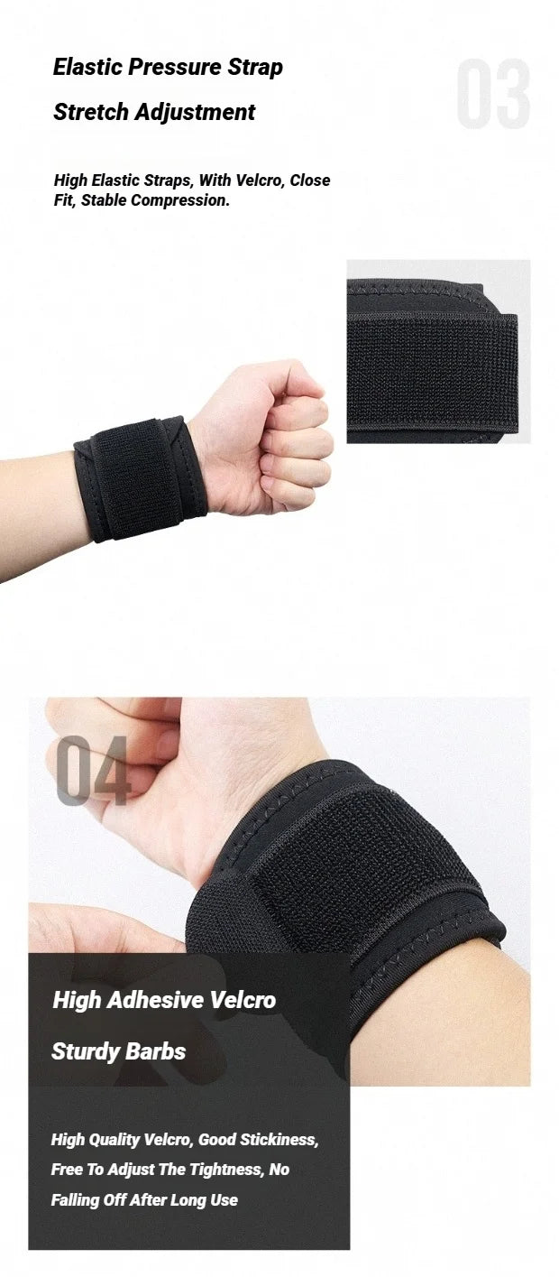Adjustable Fitness Strength Bandage Hand Wrist Straps Sports Wristbands Support Gym Wraps Brace Wrist-Band
