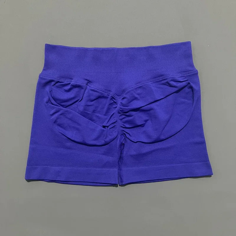 Impact Shorts 4.5" Women Yoga Shorts Seamless Low Waist Scrunch Bum Gym Leggings Workout Stretch Fitness Sports Shorts