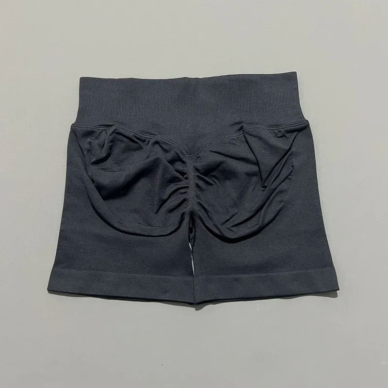 Impact Shorts 4.5" Women Yoga Shorts Seamless Low Waist Scrunch Bum Gym Leggings Workout Stretch Fitness Sports Shorts