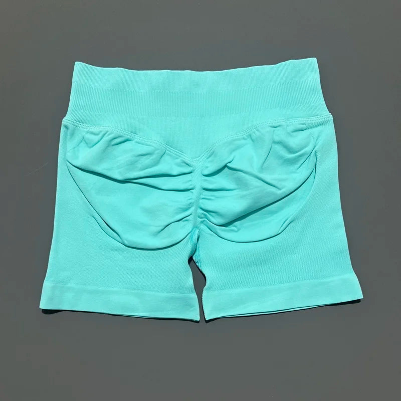 Impact Shorts 4.5" Women Yoga Shorts Seamless Low Waist Scrunch Bum Gym Leggings Workout Stretch Fitness Sports Shorts