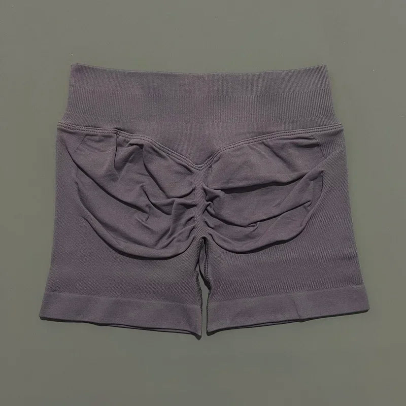 Impact Shorts 4.5" Women Yoga Shorts Seamless Low Waist Scrunch Bum Gym Leggings Workout Stretch Fitness Sports Shorts