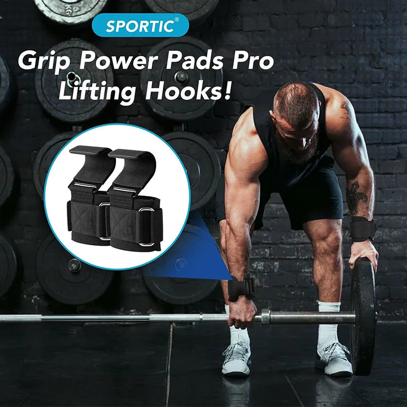 1PairWeight Lifting Hook Wrist Strap