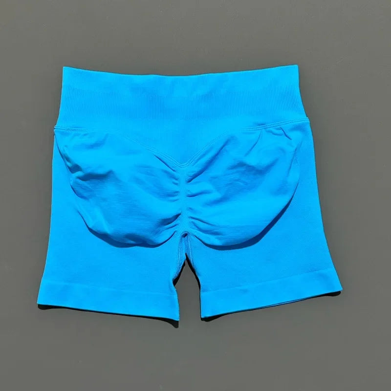 Impact Shorts 4.5" Women Yoga Shorts Seamless Low Waist Scrunch Bum Gym Leggings Workout Stretch Fitness Sports Shorts
