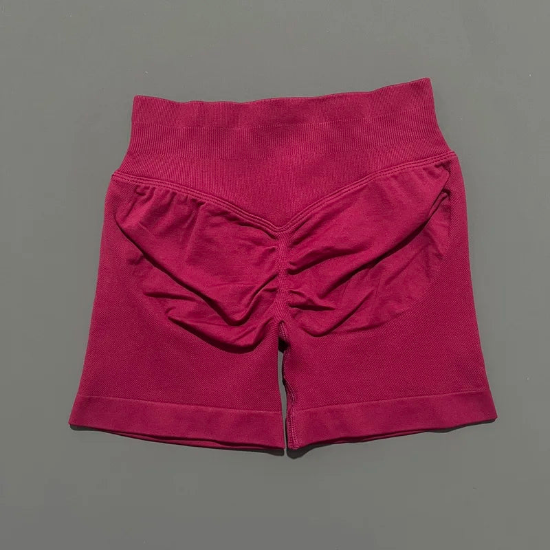 Impact Shorts 4.5" Women Yoga Shorts Seamless Low Waist Scrunch Bum Gym Leggings Workout Stretch Fitness Sports Shorts