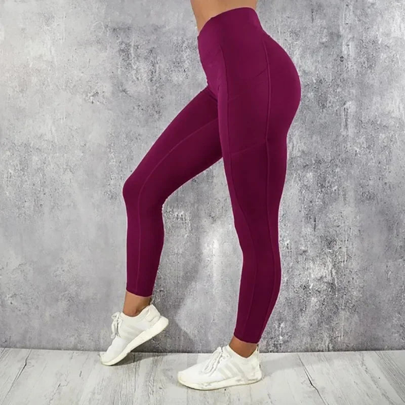 Easy Yoga Leggings-Pocket