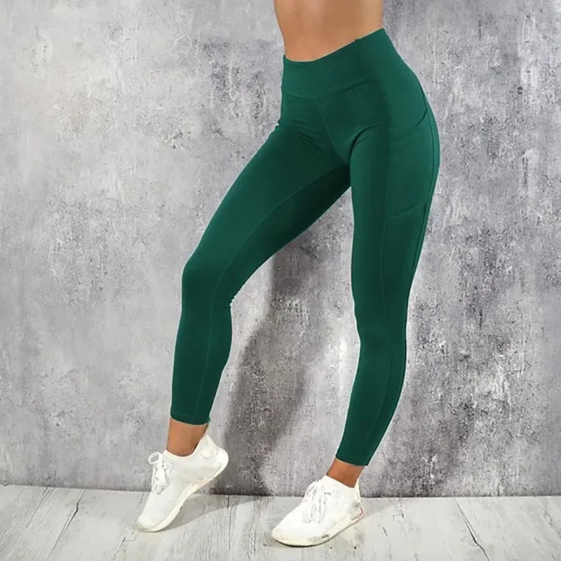 Easy Yoga Leggings-Pocket