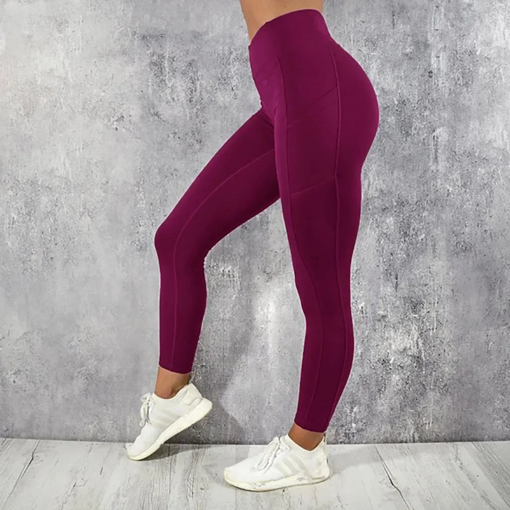 Easy Yoga Leggings-Pocket