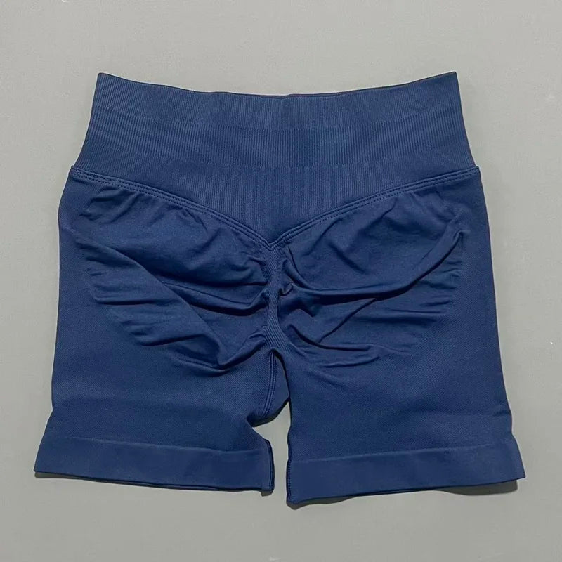 Impact Shorts 4.5" Women Yoga Shorts Seamless Low Waist Scrunch Bum Gym Leggings Workout Stretch Fitness Sports Shorts