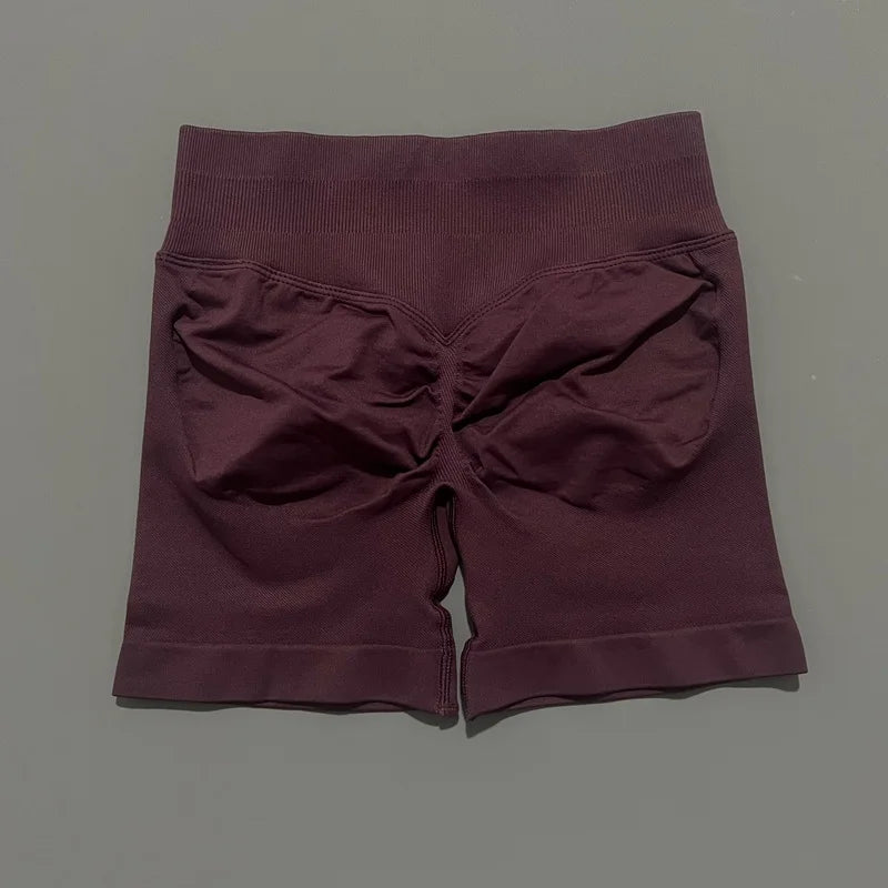 Impact Shorts 4.5" Women Yoga Shorts Seamless Low Waist Scrunch Bum Gym Leggings Workout Stretch Fitness Sports Shorts