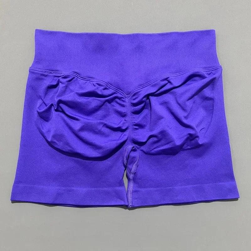 Impact Shorts 4.5" Women Yoga Shorts Seamless Low Waist Scrunch Bum Gym Leggings Workout Stretch Fitness Sports Shorts