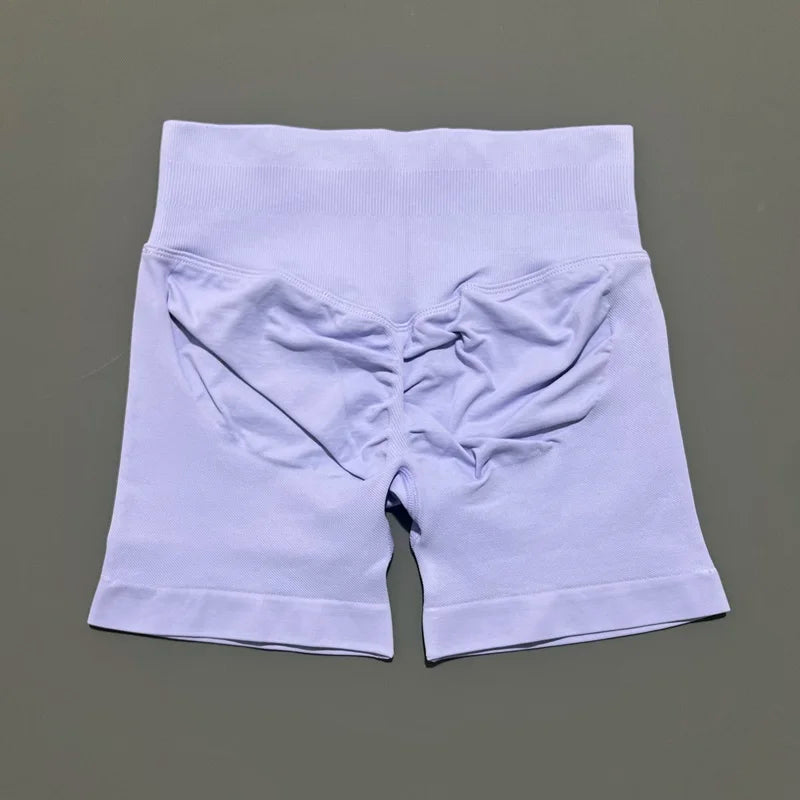 Impact Shorts 4.5" Women Yoga Shorts Seamless Low Waist Scrunch Bum Gym Leggings Workout Stretch Fitness Sports Shorts