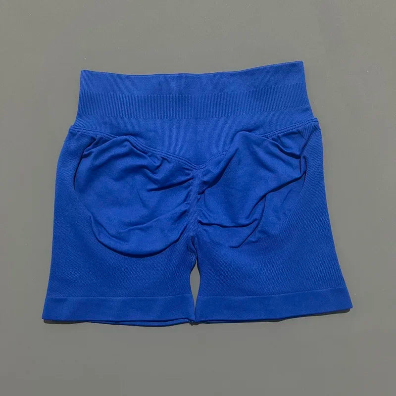 Impact Shorts 4.5" Women Yoga Shorts Seamless Low Waist Scrunch Bum Gym Leggings Workout Stretch Fitness Sports Shorts