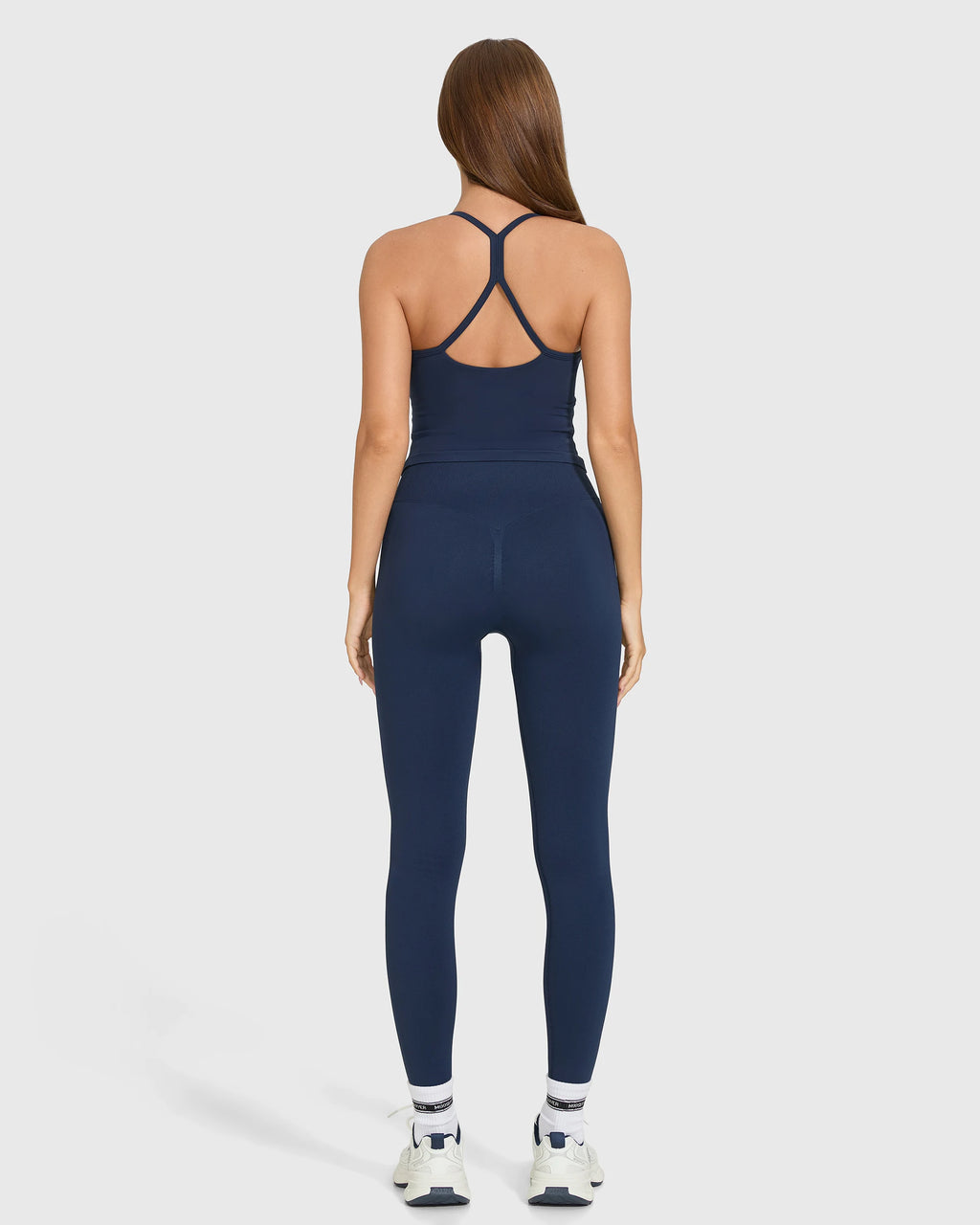 Conjunto sin mangas de cintura alta