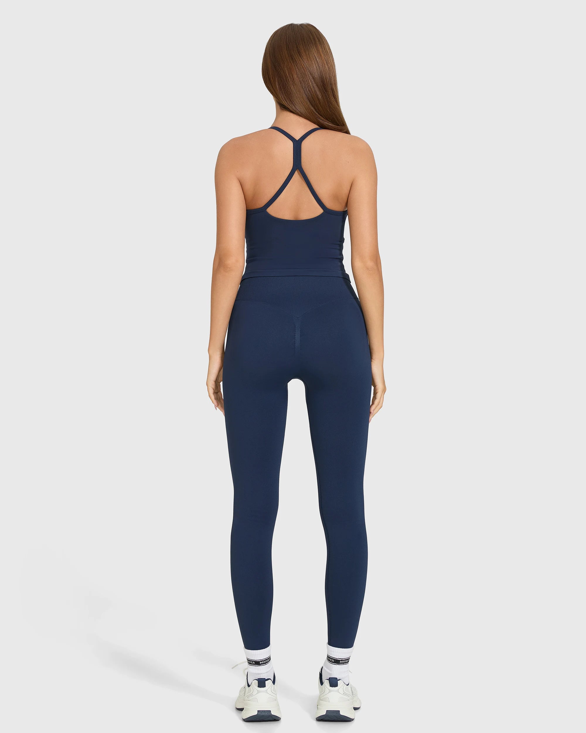 Conjunto sin mangas de cintura alta