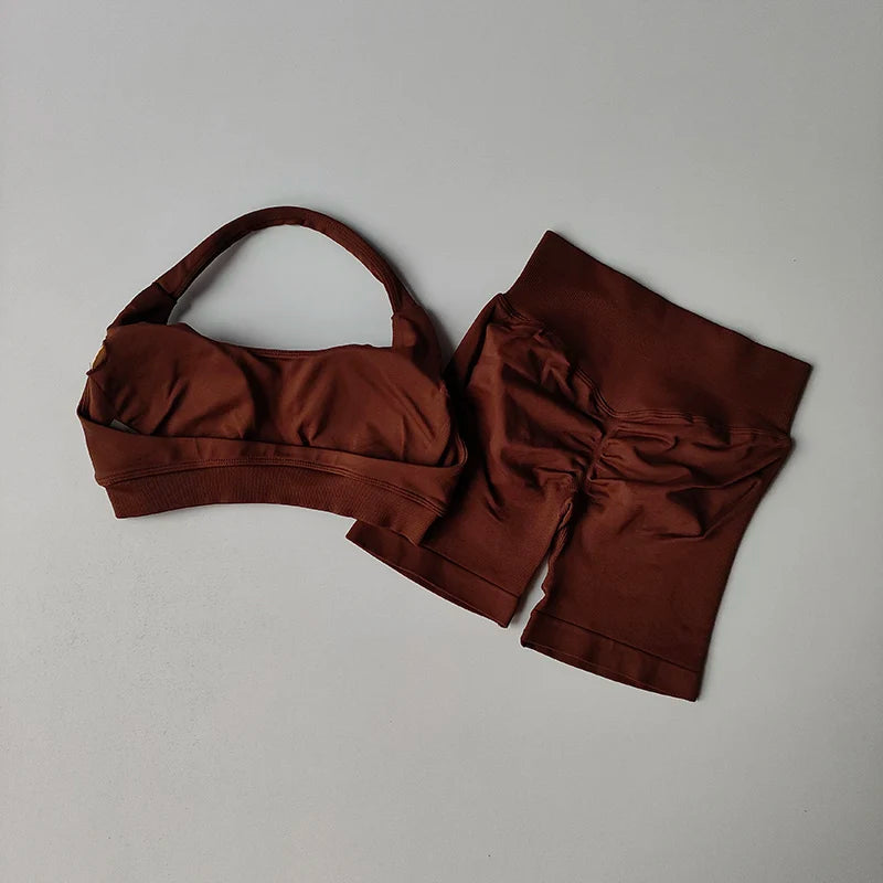 Halter Neck High Waist Suit