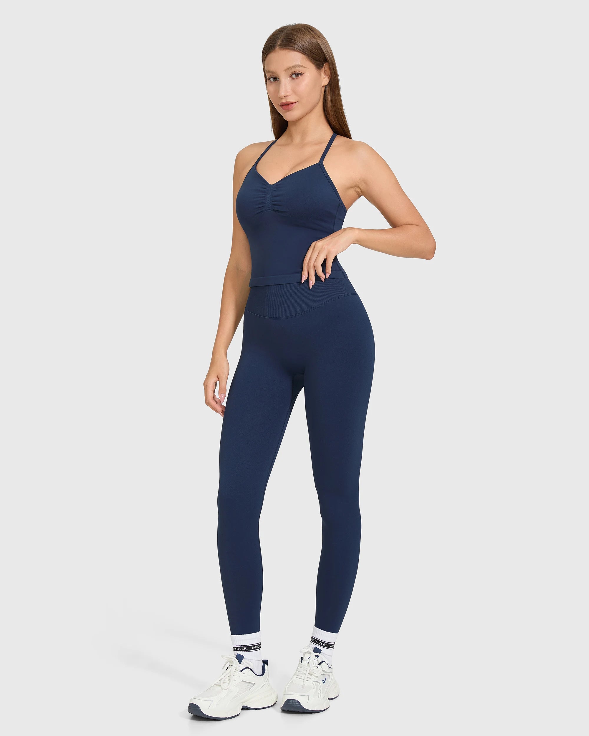 High Waist Sleeveless Set
