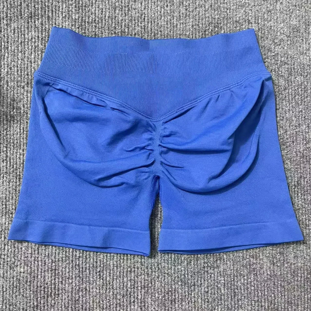 Impact Shorts 4.5" Women Yoga Shorts Seamless Low Waist Scrunch Bum Gym Leggings Workout Stretch Fitness Sports Shorts