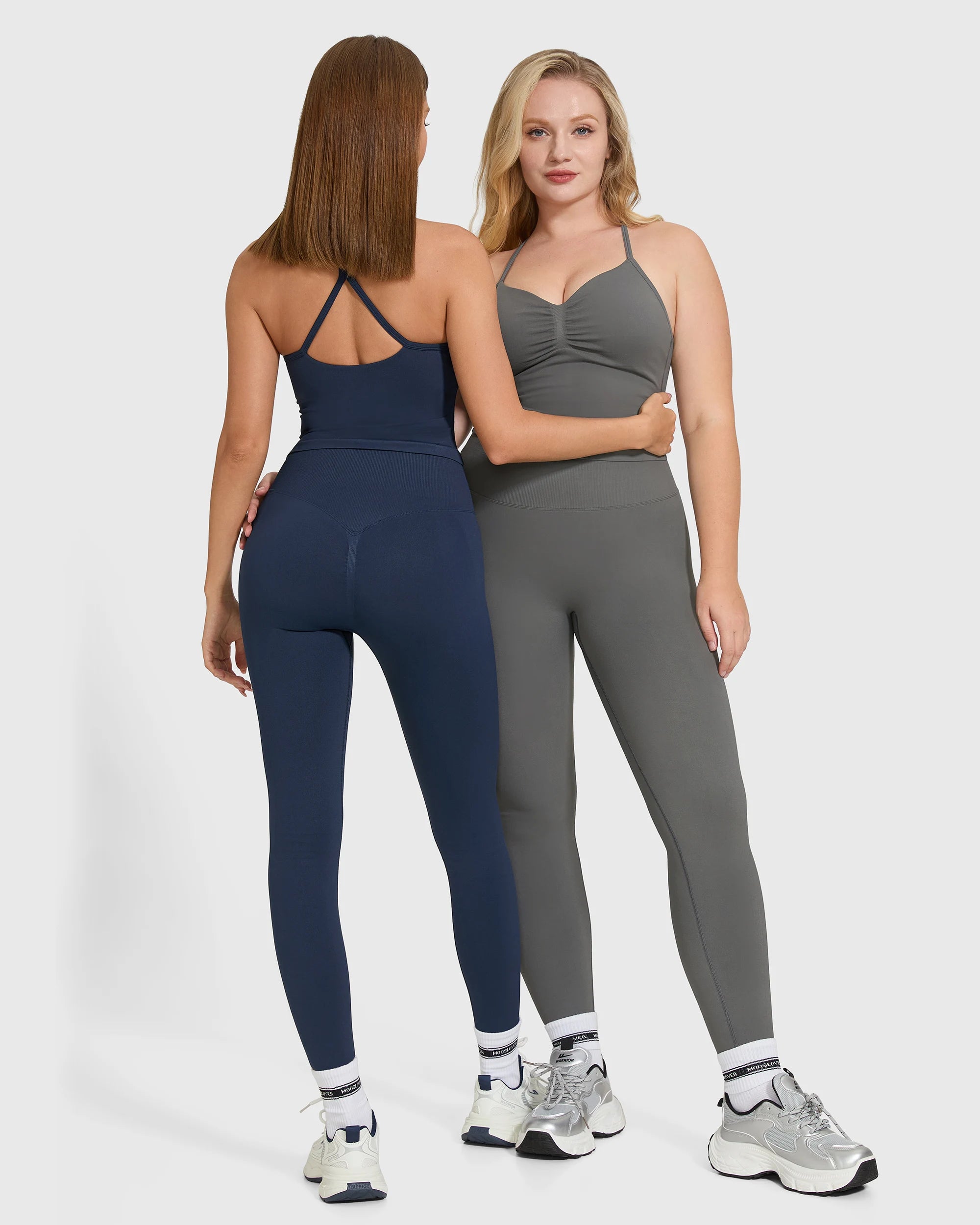 Conjunto sin mangas de cintura alta