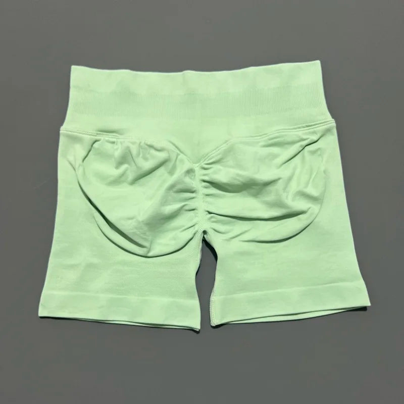 Impact Shorts 4.5" Women Yoga Shorts Seamless Low Waist Scrunch Bum Gym Leggings Workout Stretch Fitness Sports Shorts