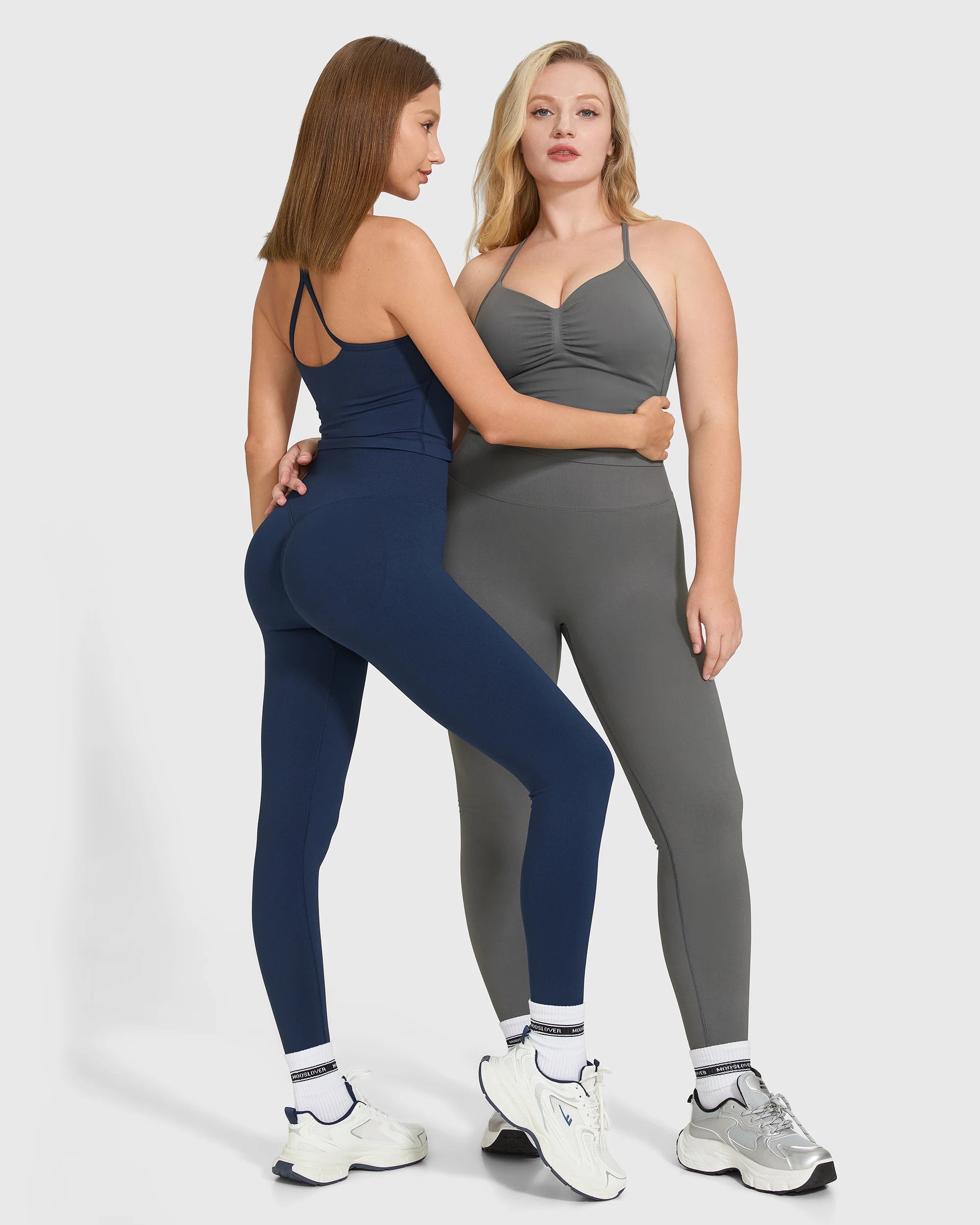 Conjunto sin mangas de cintura alta