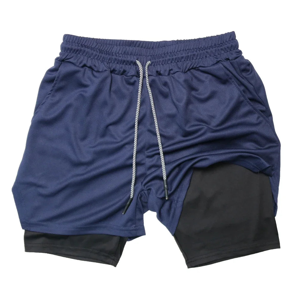 Pantalones cortos cómodos de 2 capas fáciles de usar