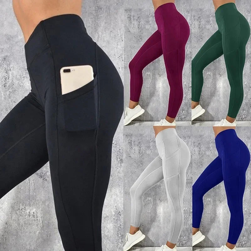 Easy Yoga Leggings-Pocket