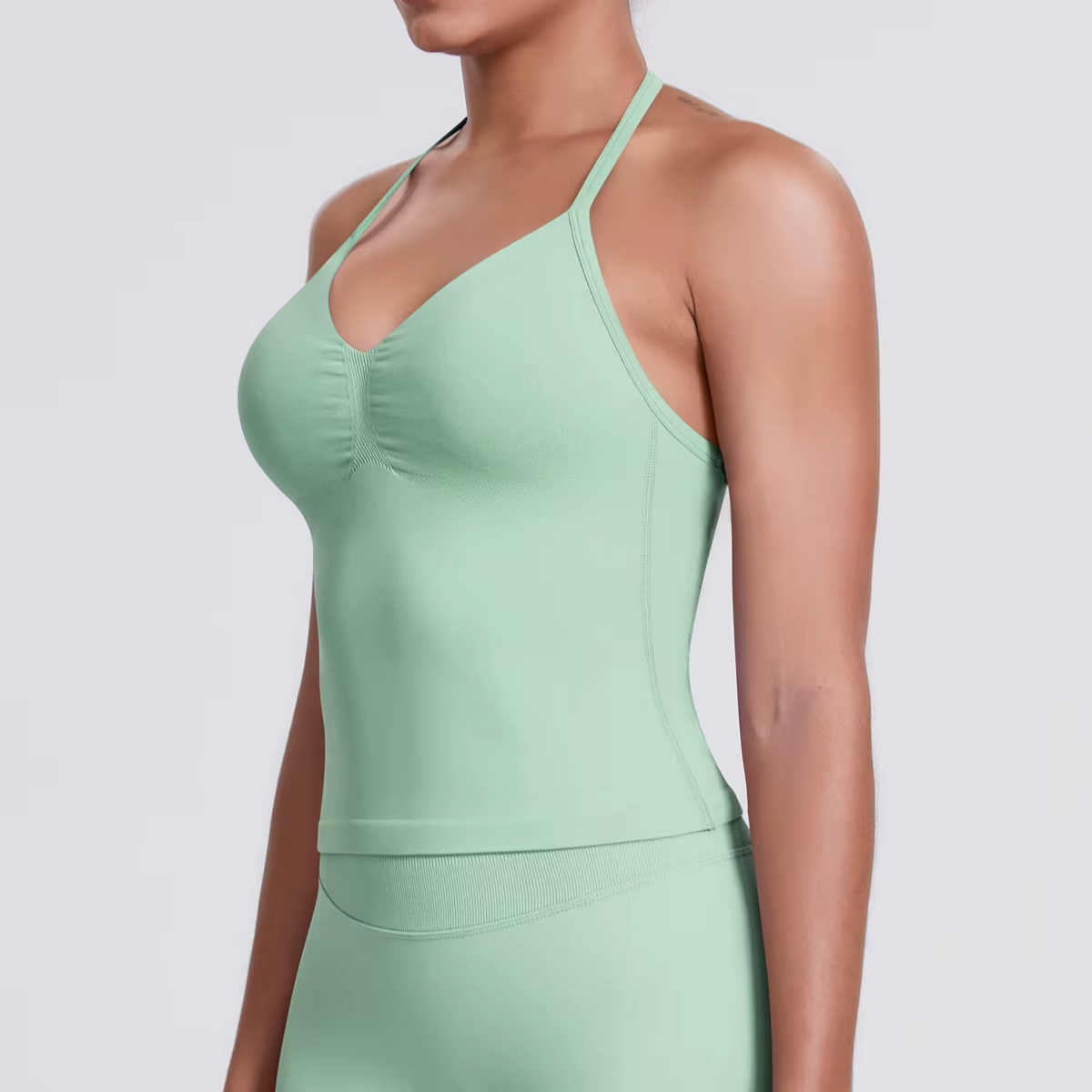 EASYFIT Impact Longline Strappy Top Sports Yoga Vest Women's Fitness Tank Top Gym Beautiful Open Back Bra Running Workout Halter